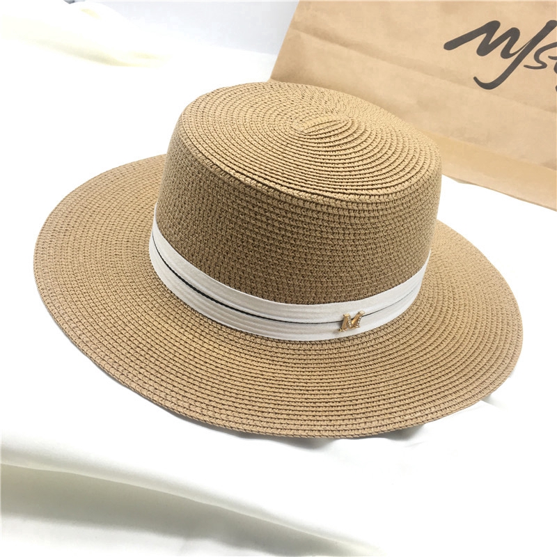 Korean style straw knitted straw hat for women