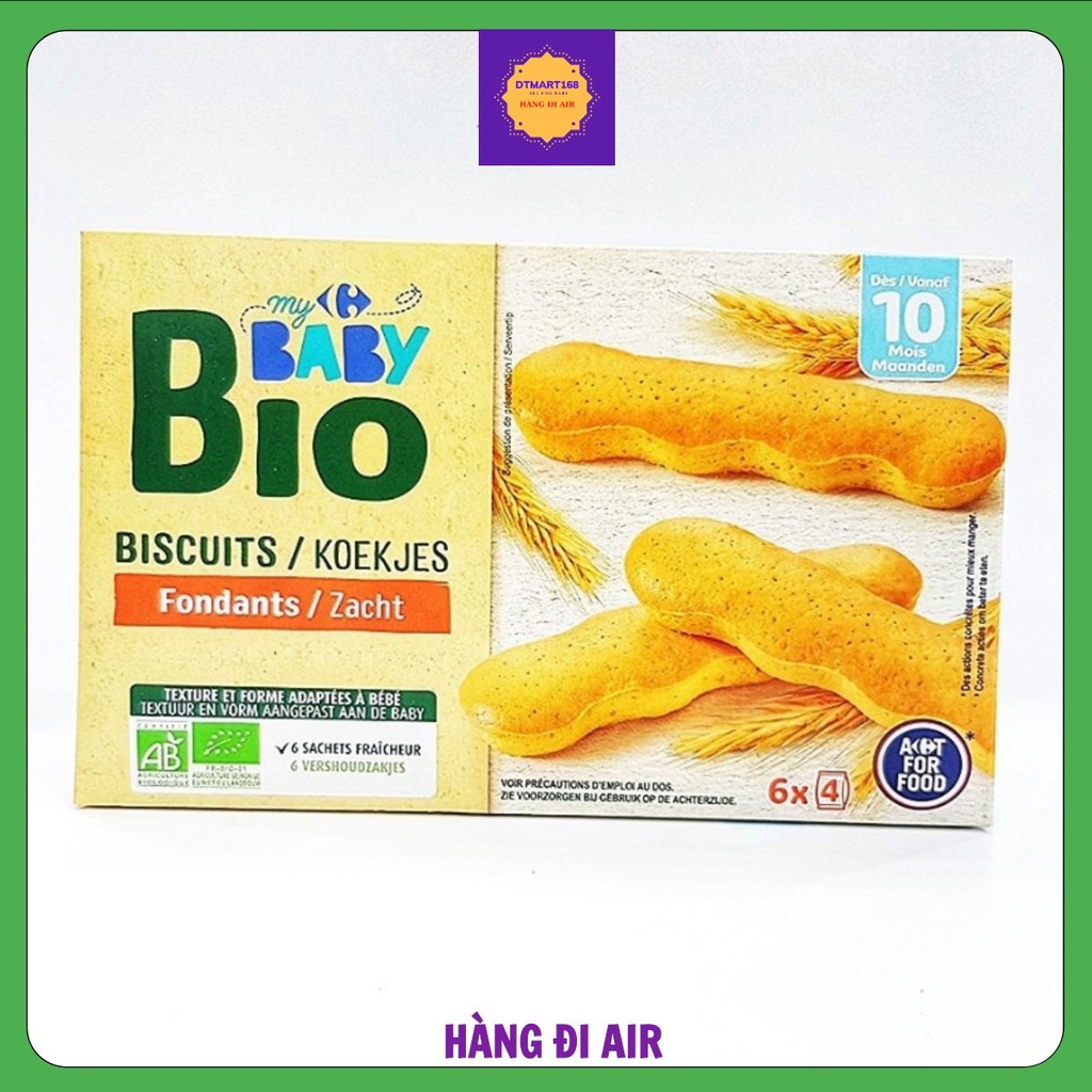 Bánh Quy Hữu Cơ My Baby Bio Pháp Cho Bé Từ 10 Tháng Tuổi