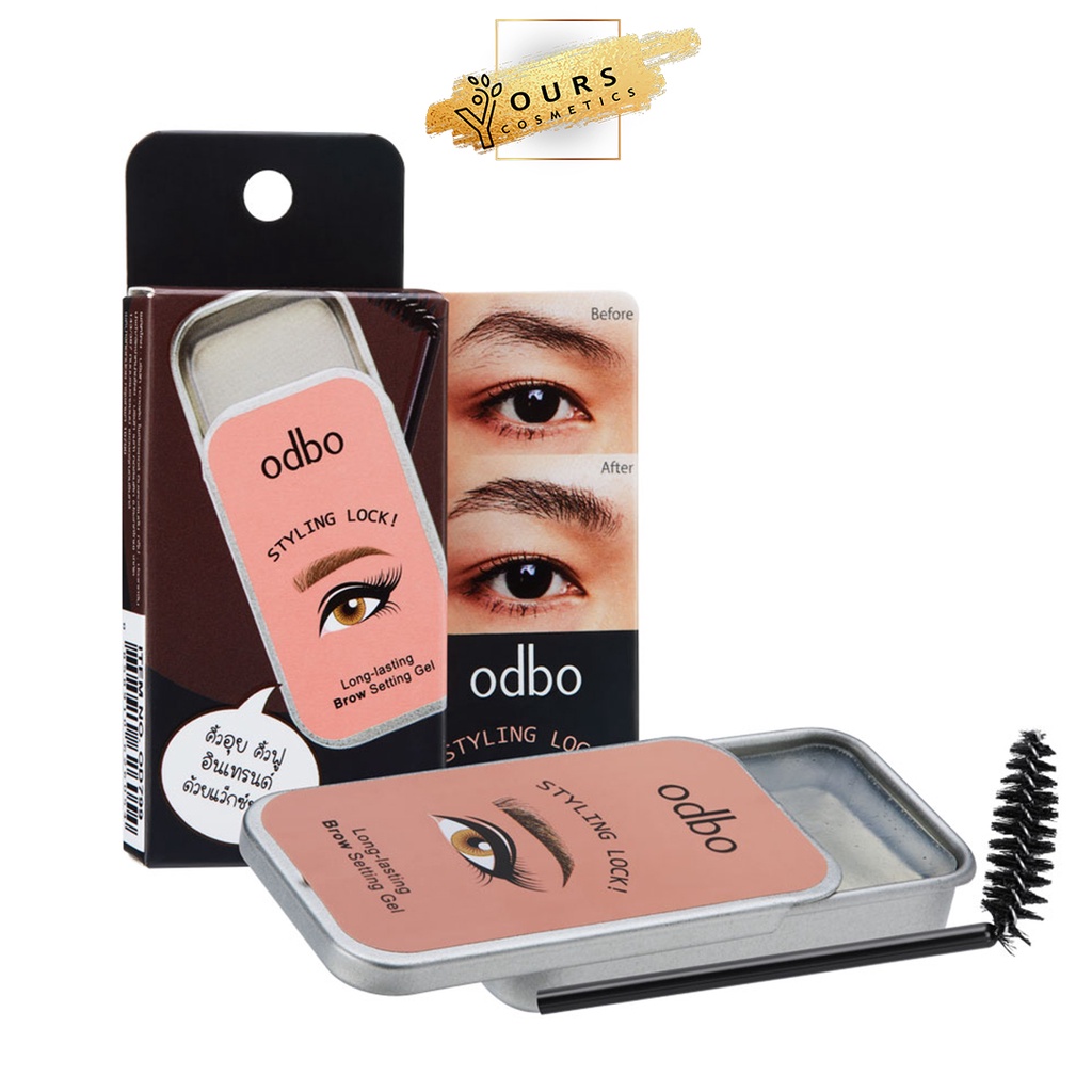 Định Hình Chân Mày Odbo Styling Lock Long-lasting Brow Setting Gel OD799 - Gel Định Hình Chân Mày