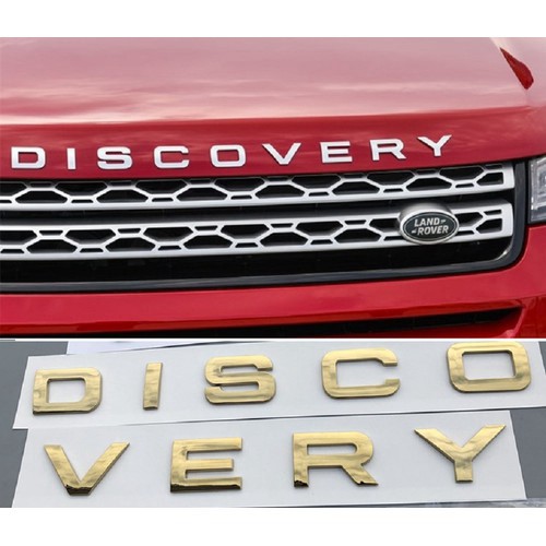 chữ dán trang trí nắp capo xe hơi .chữ DISCOVERY