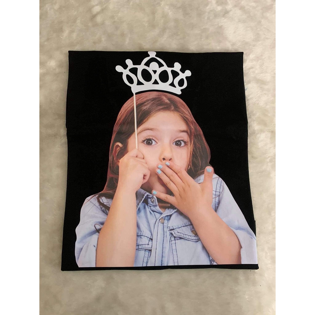 (TQXK 1:1) Áo thun ADLV in hình baby face công chúa vương miện  TQXK 1:1 chuẩn full-tag-mac-codee Size: 1 2 Sắc nét