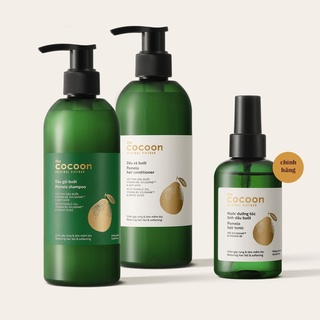Combo Dầu Gội 310ml + Dầu Xả 310ml + Nước Xịt dưỡng tóc 140ml bưởi pomelo cocoon chăm sóc tóc