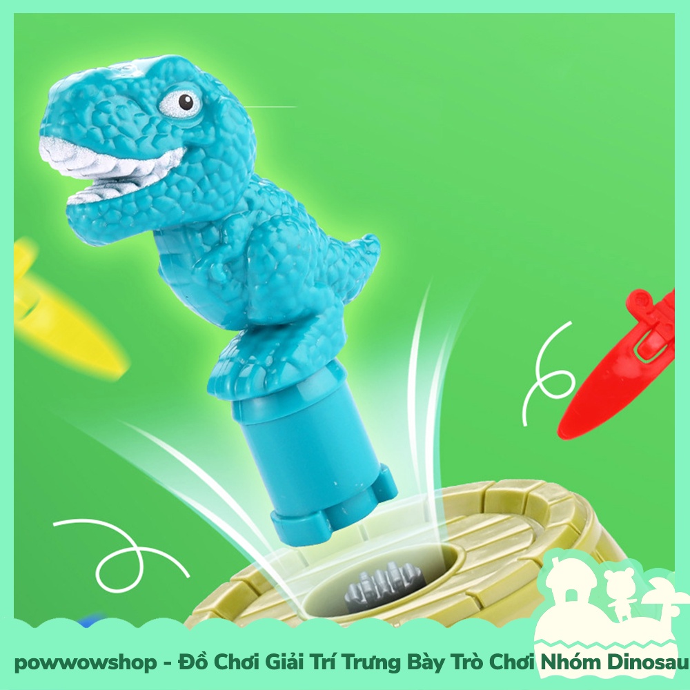 [Sẵn VN - Hỏa Tốc] Đồ Chơi Trưng Bày Giải Trí Khủng Long Ghim Bật Pirate Dinosaur Chơi Hội Nhóm Hay Gia Đình Vui Nhộn