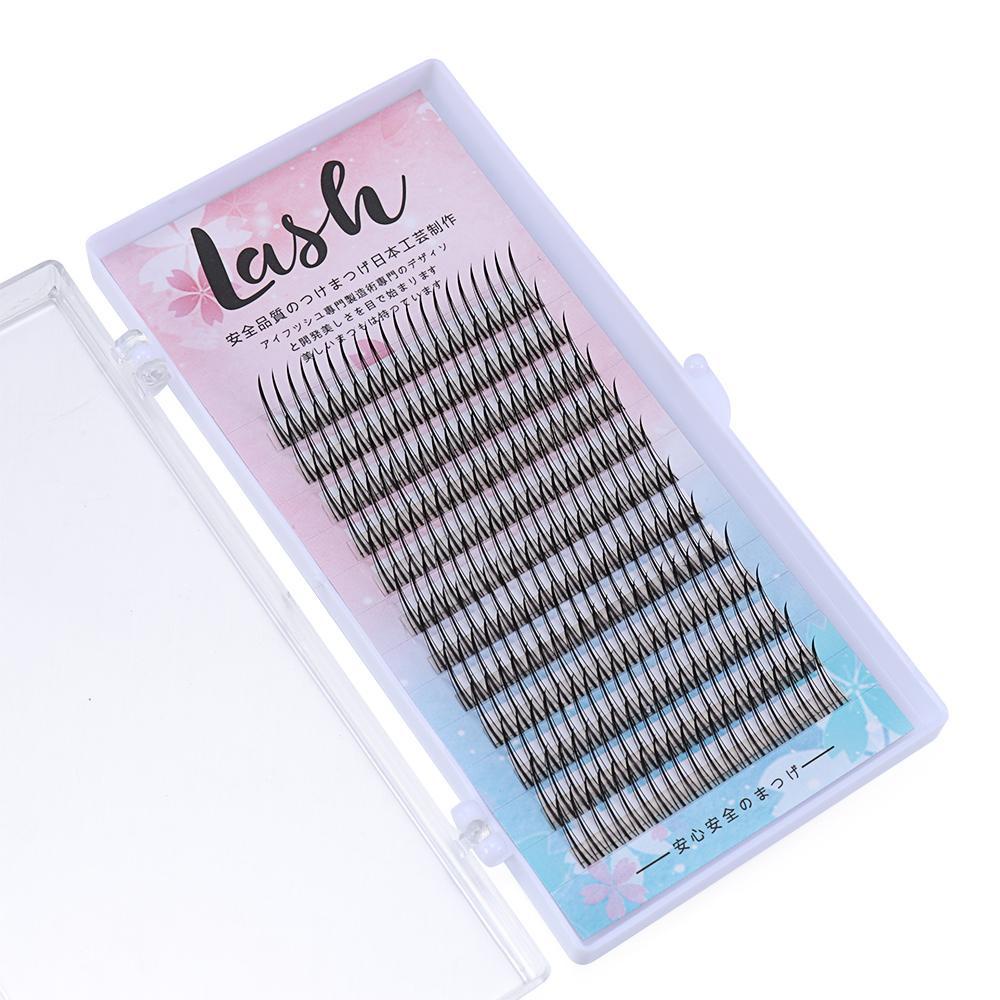 PATH Hộp 120 Cụm Lông Mi Giả Thời Trang Lâu Trôi Sử Dụng Cho Salon