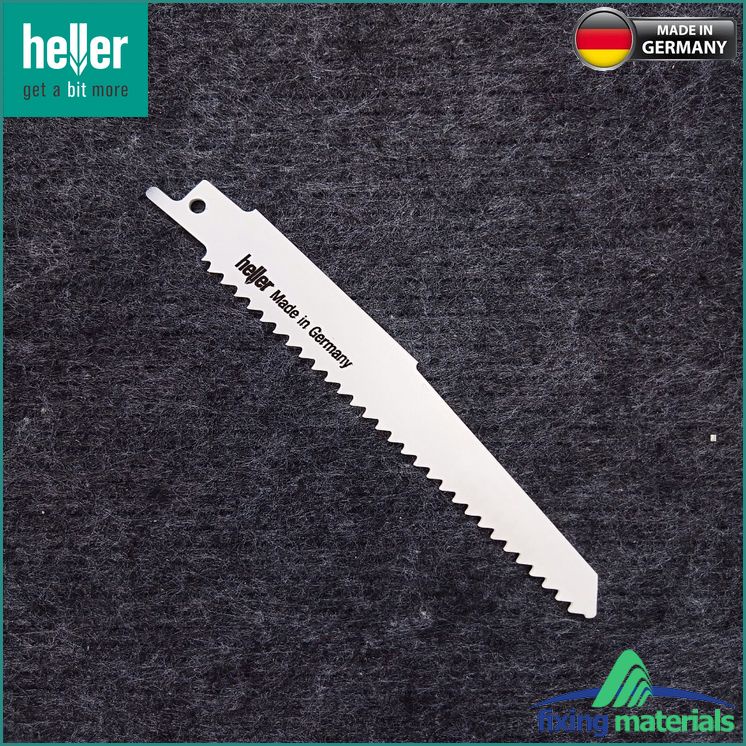 S611DF-Lưỡi cưa kiếm HELLER Bi-Metal SZ 25806 7, Răng dài 130mm (Cắt gỗ, nhựa)