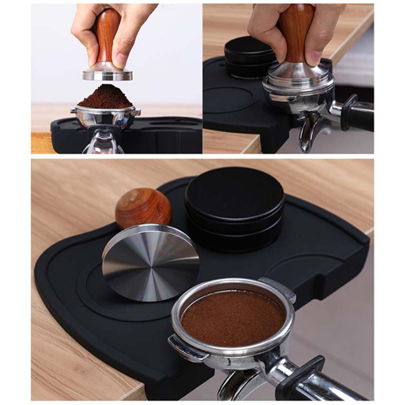 [ProsperityUs] Coffee Tamper Wooden Handle Barista Machine Grinder 51mm for Espresso Hammer