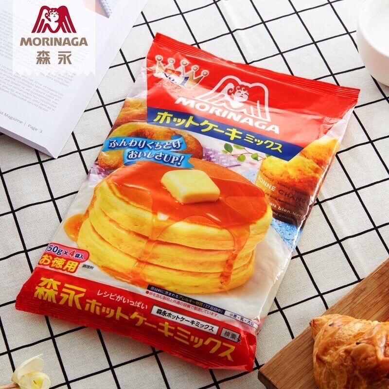 [MORINAGA] Bột làm bánh pancake, muffin, bông lan, hotcake pha sẵn cho bé từ 12 tháng tuổi