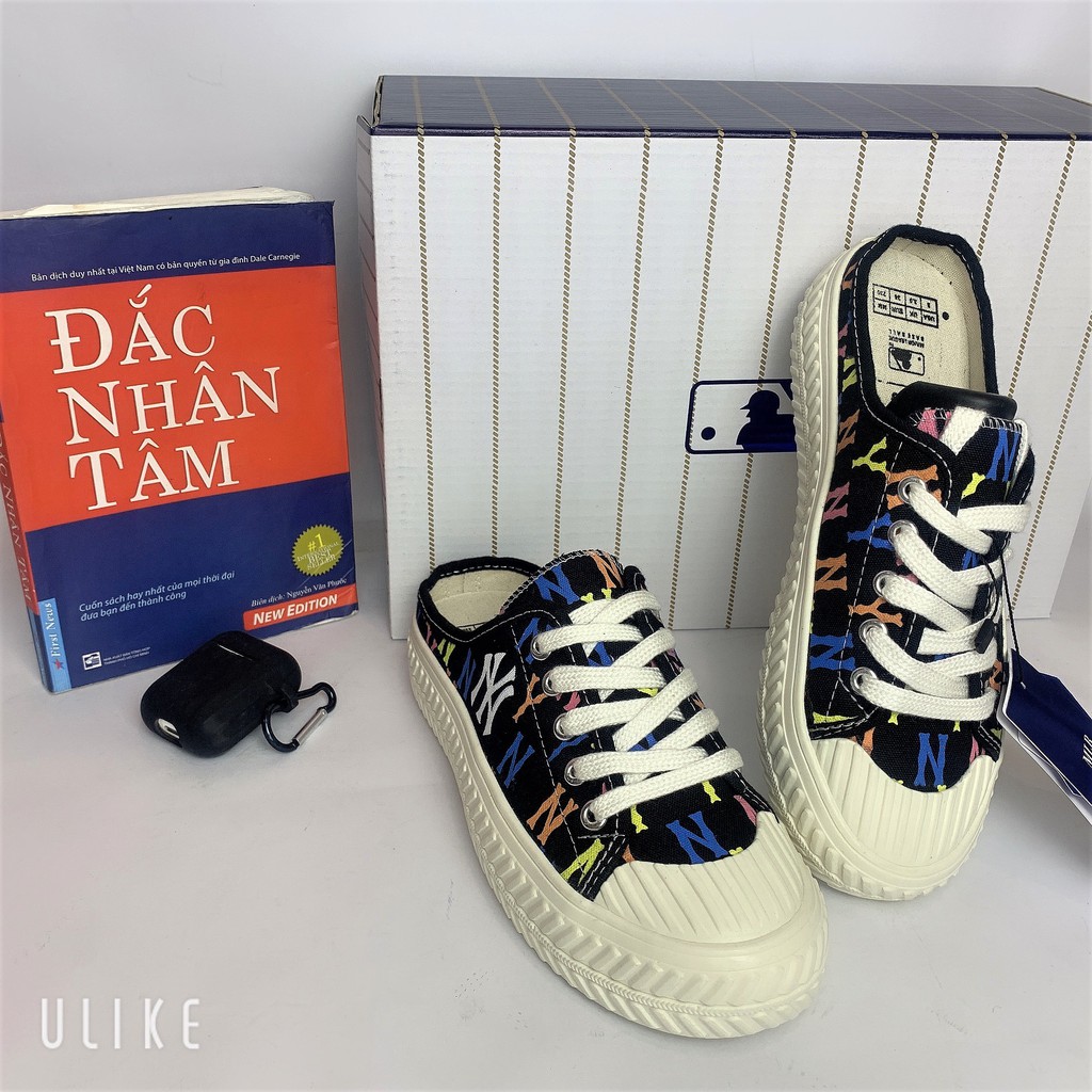 [ FREE SHIP-HÀNG QUẢNG CHÂU ] Giày Đạp Gót, Sục Ny, M.L.B Đạp Gót Đen full box 2021. TG-Giày Humy | BigBuy360 - bigbuy360.vn