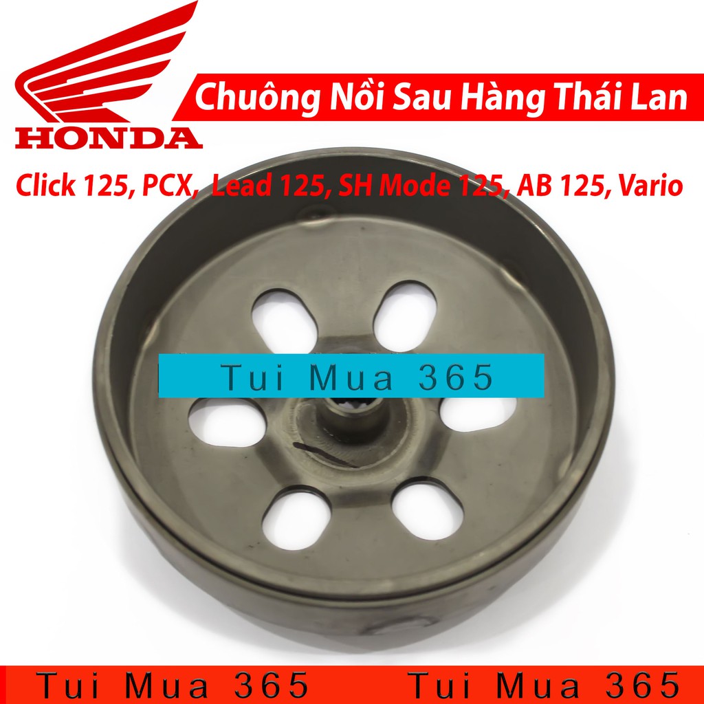 Chuông Nồi Sau Honda Thái Lan Air Blade 110, AB125cc, PCX, Lead, SCR, Vario