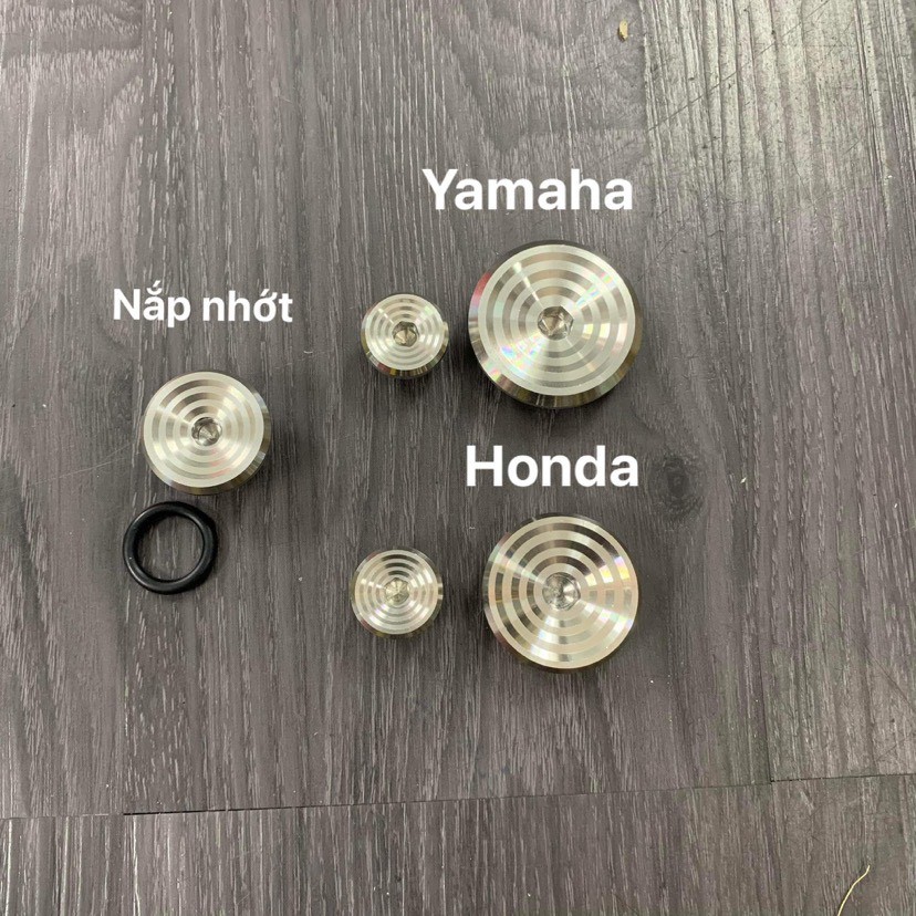 [CHÚ Ý] ỐC NẮP NHỚT ĐỘ INOX 304 SÁNG BÓNG MẪU THÁI LAN GẮN CÁC DÒNG XE HONDA YAMAHA