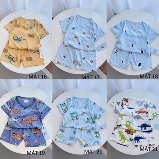 Bộ qc cotton giấy lạnh xuất hàn cho bé trai siêu mát