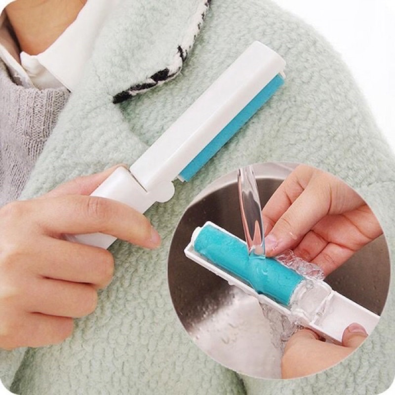 Cây Lăn Dính Bụi Bẩn - Dụng Cụ Phủi Lông Xù Cầm Tay - Làm Sạch Quần Áo , Lông Chó Mèo