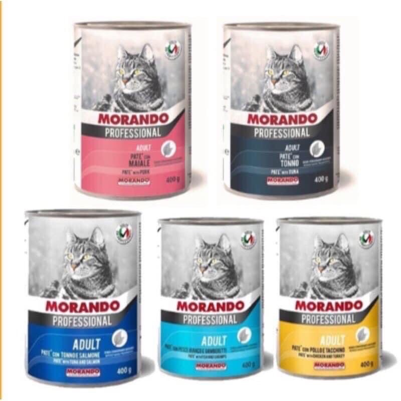 pate Morando cho mèo nhập khẩu ý lon 400g