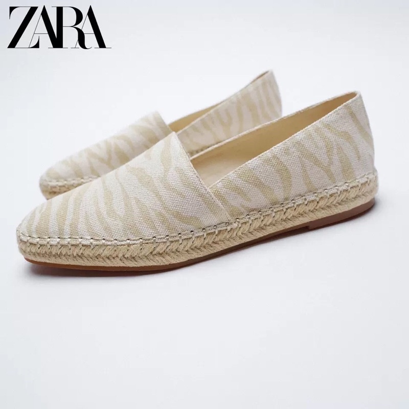 Giày lười vải hiệu Zara auth 100% - hình thật ở cuối