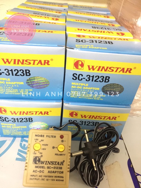 ỔN ÁP WINSTAR SC-3123B CỰC BỀN CÁC LOẠI MÁY PHUN XĂM