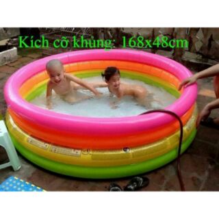 BỂ  BƠI CẦU VỒNG CHO BÉ 1M68