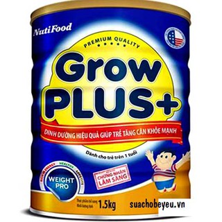 Sữa bột Nuti Growplus xanh 1,5kg