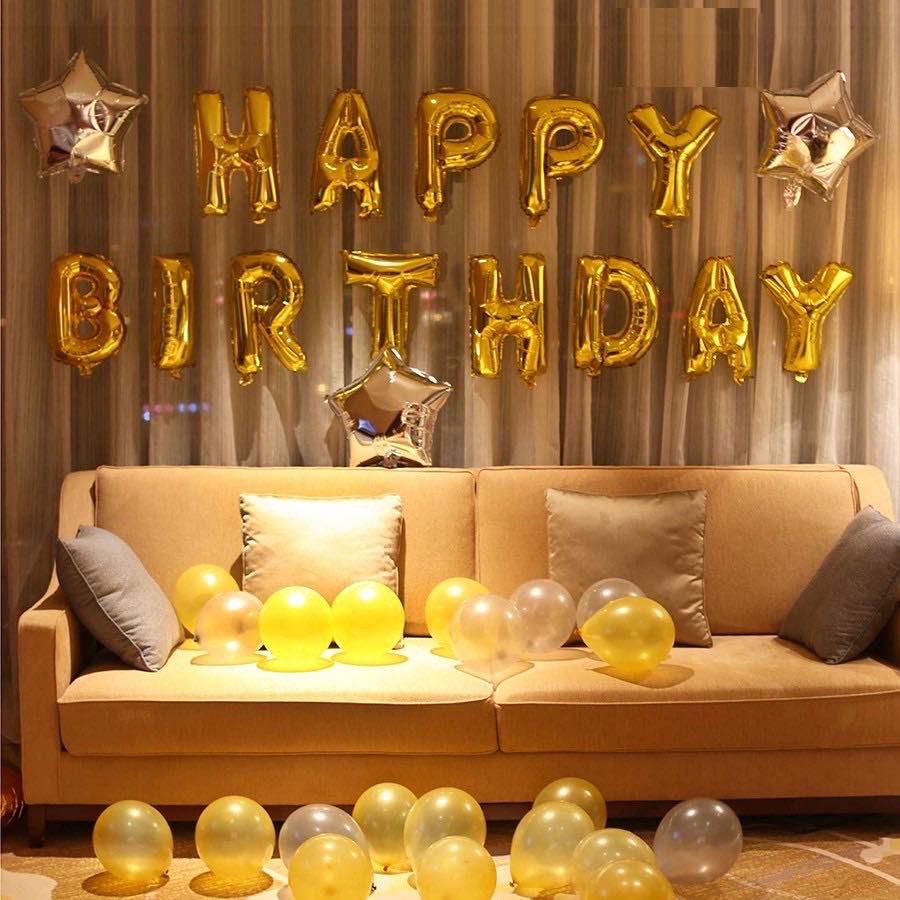 SET TRANG TRÍ SINH NHẬT SP-01004 (Tặng kèm băng dính + bơm tay)