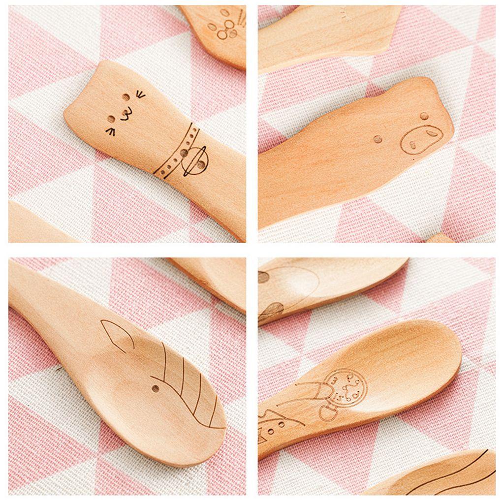 1 Muỗng Ăn Tráng Miệng Phong Cách Nhật Bản Dễ Thương