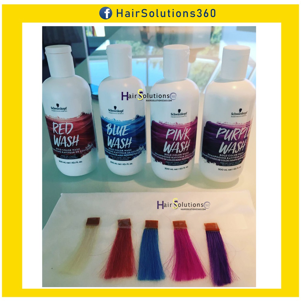 Dầu gội nhuộm dưỡng tóc Schwarzkopf Bold Color Wash Blue Đức - Hairsolutions360