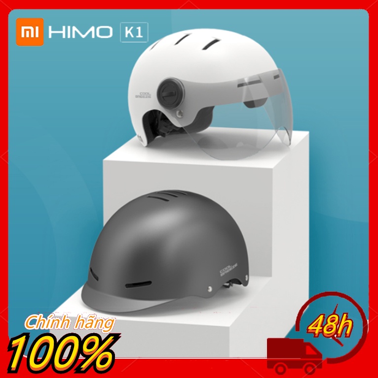 Mũ bảo hiểm Xiaomi Youpin Himo K1/K1M thoáng mát bảo vệ chắc chắn cho người lớn/trẻ em