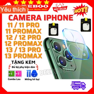 Kính cường lực Camera Iphone 11/11 Pro/11 Promax/12/12 Pro/12 ProMax/13/13 Pro/13 ProMax- Miếng dán bảo vệ camera iphone