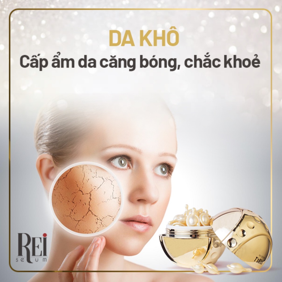 [MUA 1 TẶNG 3] Tinh Chất Tế Bào Gốc Dưỡng Da 10GF REI SERUM T'skiss Nhật Bản Hộp 30 Viên Nang