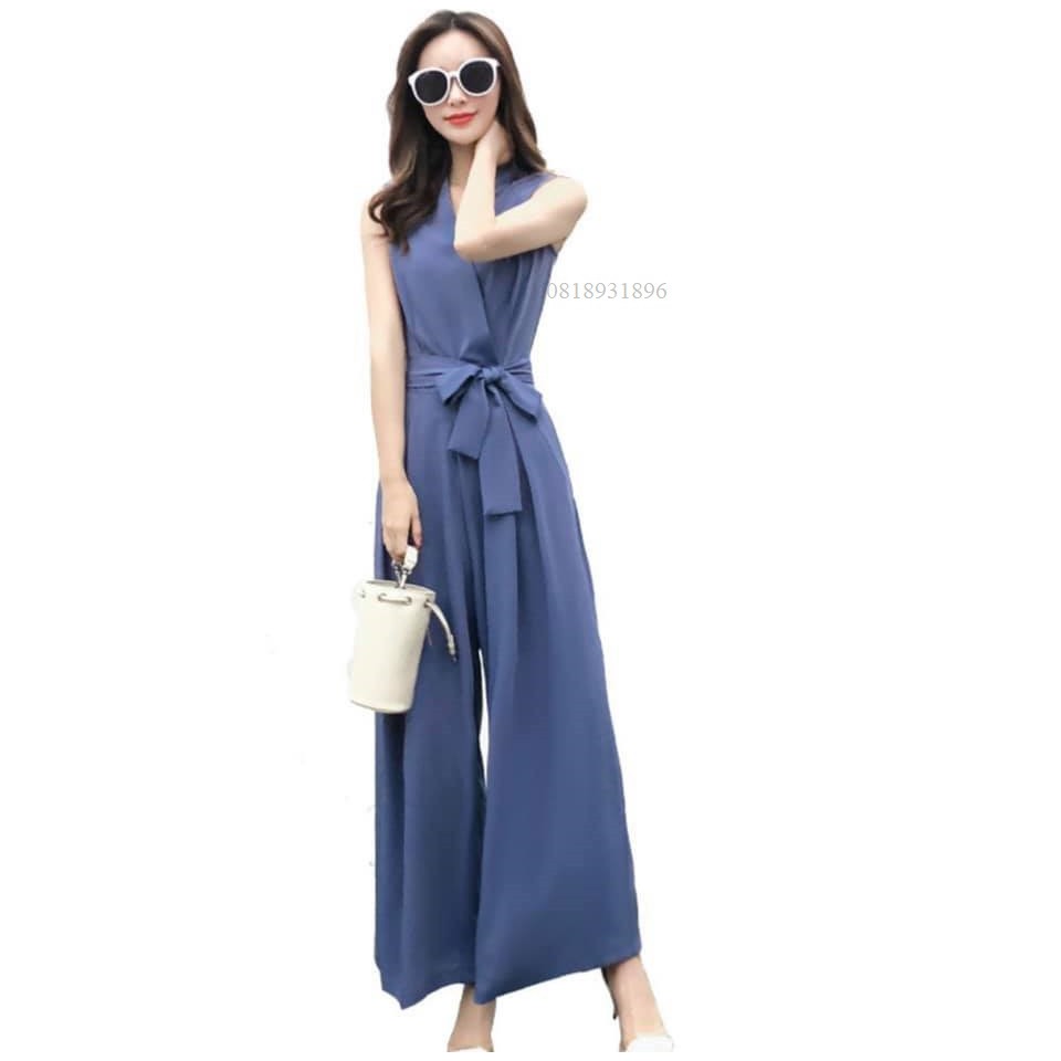 Bộ quần áo mùa hè jumpsuit nữ