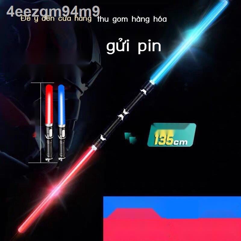 Tặng  GẬY phát sáng, âm thanh laze Star Wars Phát sáng, đấu nối thành gậy.