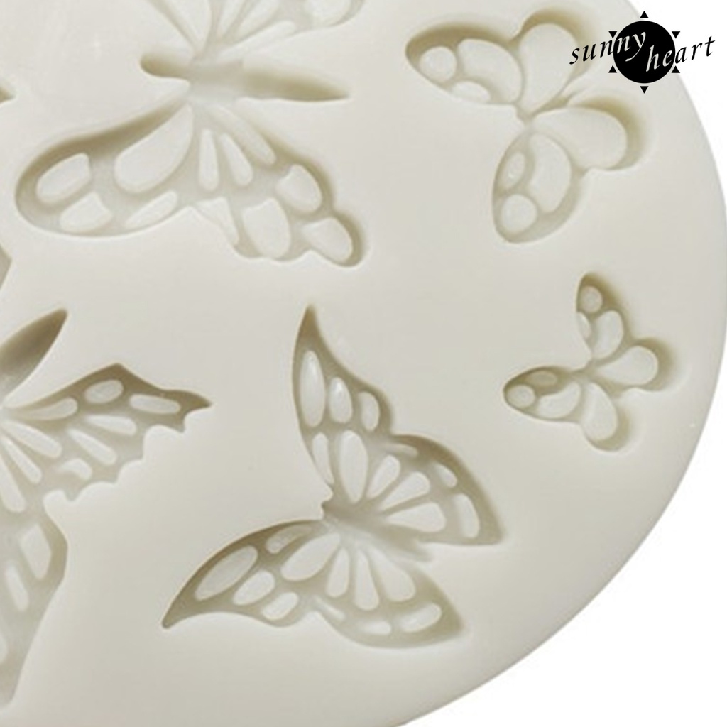 Khuôn Silicone Làm Bánh Hình Bướm Trọng Lượng Nhẹ An Toàn Cho Sức Khỏe