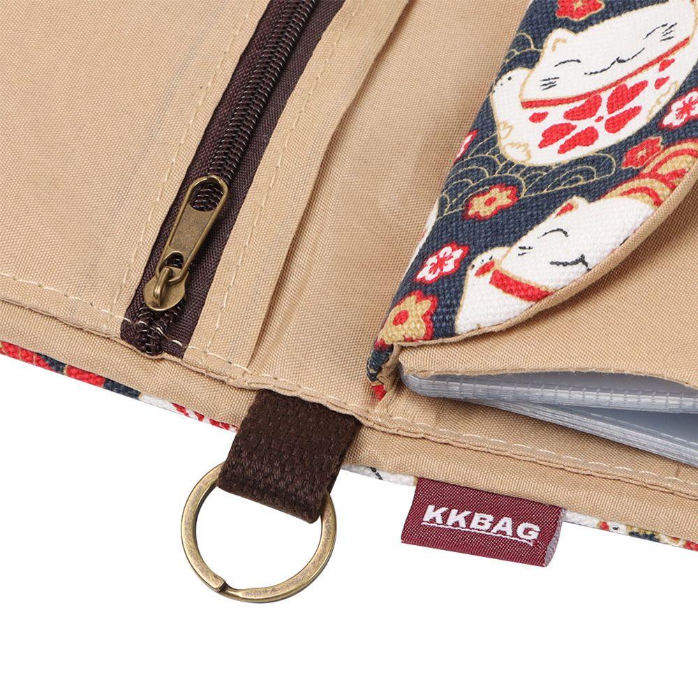 Ví Đựng Tiền Xu Chất Liệu Canvas Họa Tiết Chó Mèo Hoạt Hình Dễ Thương Kích Thước Nhỏ Gọn 1