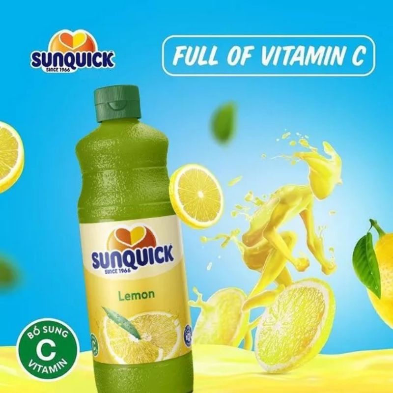 Nước Cốt Cam _ Chanh Tươi Nguyên Chất_SUNQUICK