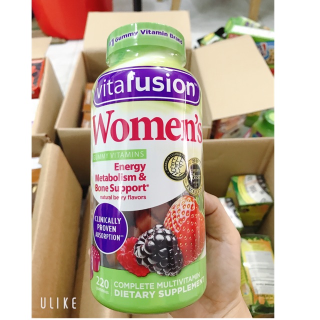 🇺🇸🇺🇸 KẸO DẺO VITAMIN VITAFUSION WOMEN’S .