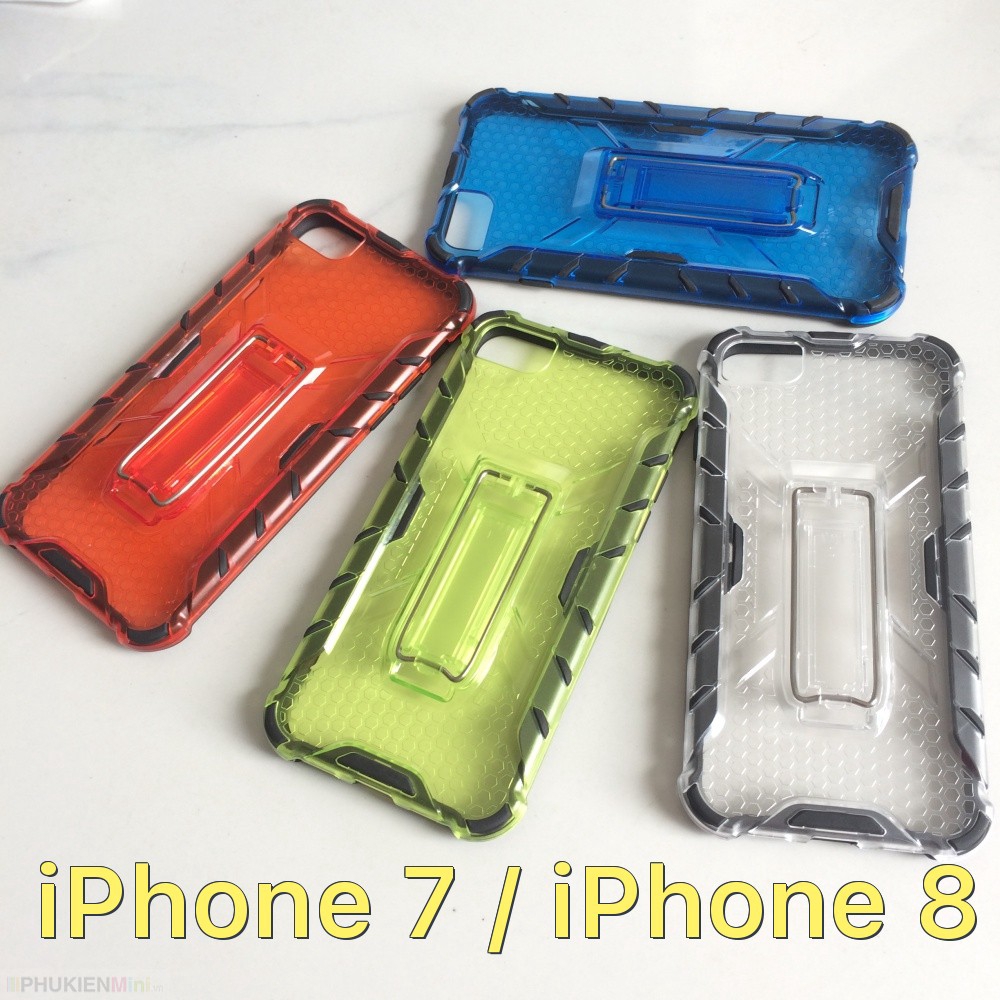 Ốp lưng chống sốc tổ ong kèm chân chống dựng cho iPhone 7 / iPhone 8 giá rẻ