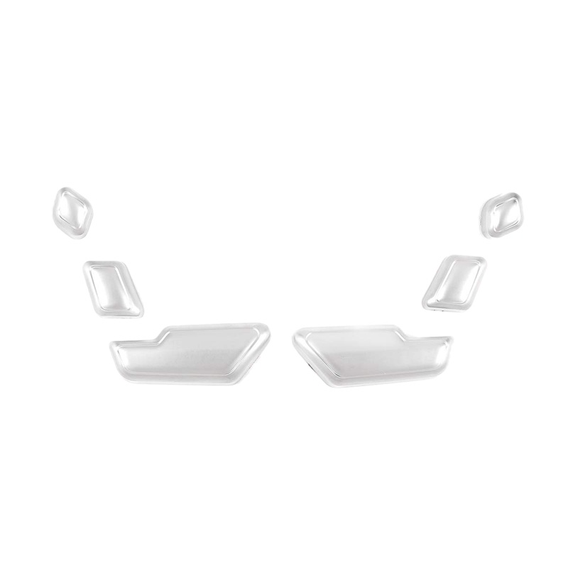 Cho Mercedes Benz C E GL GLA CLS ML Class W212 W218 X166 Ghế mạ crôm màu bạc Điều chỉnh nút chuyển đổi Nắp đậy