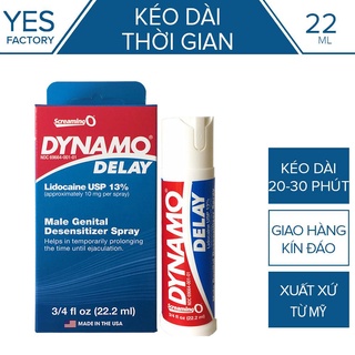 xịt Dynamo Delay USA lâu ra chống xuất tinh sớm kéo dài thời gian cho Nam