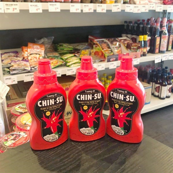 Tương ớt, tương cà, tương ớt phở, bún, miến Chinsu chai lớn 500gr, 250gr