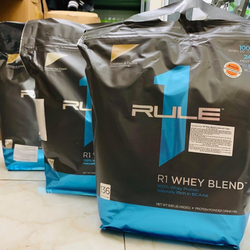 Sữa Tăng Cơ, Phát Triển Cơ, Bổ Sung Protein Rule 1 Blend 10Lbs