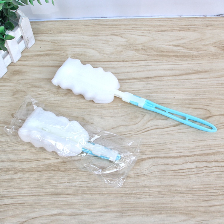 Cọ rửa ly chai lọ bông trắng gấp gọn