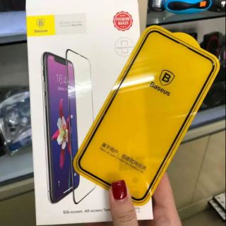 Kính Cường lực baseus full màn cho iphone Xs max chính hiệu