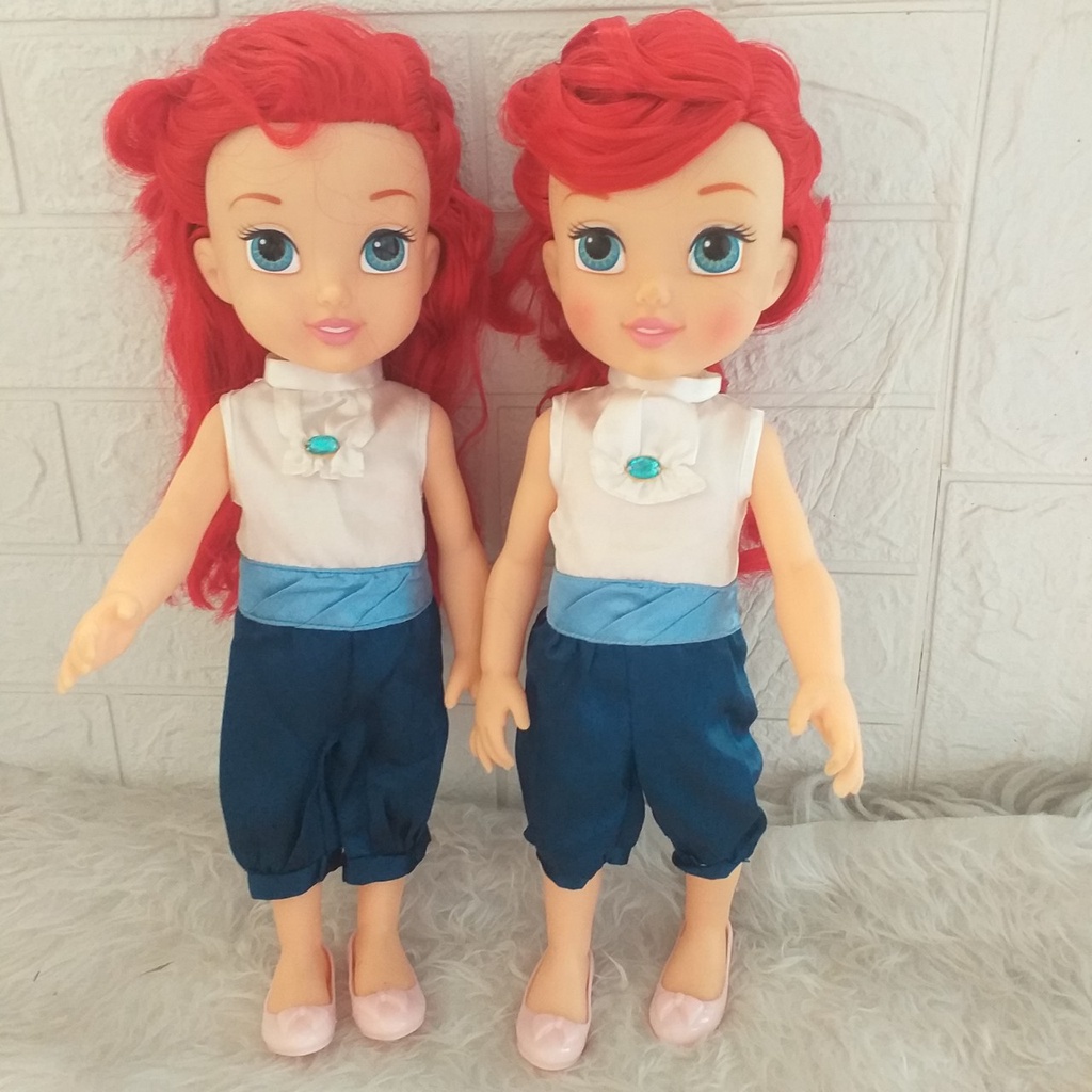Búp Bê Công Chúa Ariel Disney Toddler phiên bản gầy 39 cm - 16 inch Doll