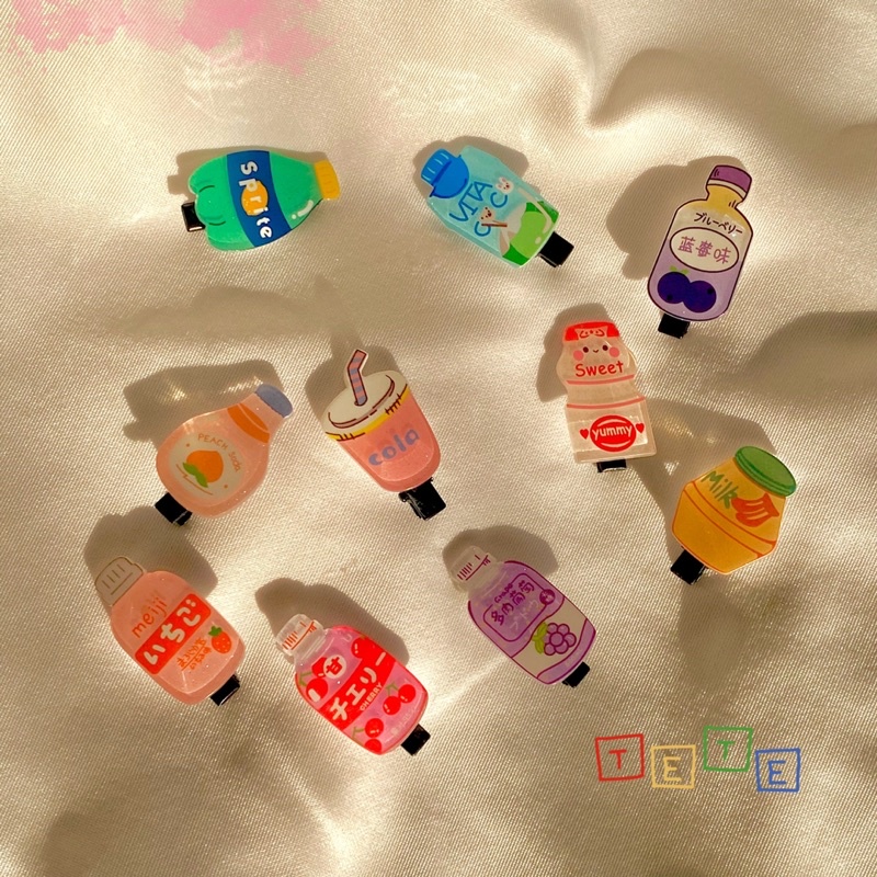 KẸP TÓC HÌNH CHAI NƯỚC CUTE