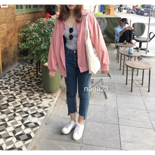 Khoác nỉ khuy 5 màu