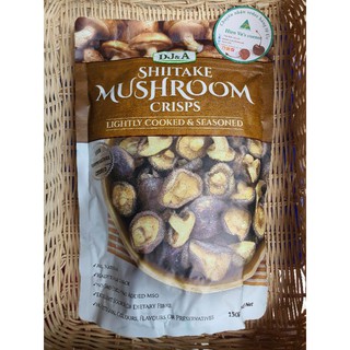 DJ&A NẤM ĐÔNG CÔ sấy giòn nguyên trái ( SHIITAKE MUSHROOM CRISPS 150G ) Thực phẩm hữu cơ ăn chay/ ăn kiêng giảm cân