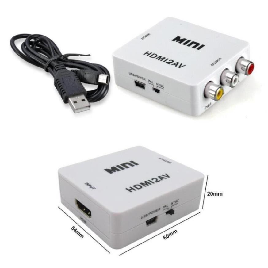 Box Chuyển mini HDMI Ra AV | BigBuy360 - bigbuy360.vn