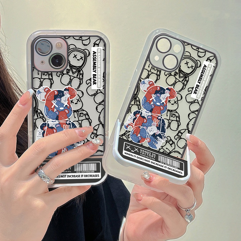Ốp Điện Thoại TPU Họa Tiết Hoạt Hình Chú Gấu Độc Đáo Cho IPhone 11 13 12 Pro Max XR XS 8 7 Plus 6 6S 7 SE 2020