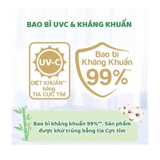 Miếng lót sơ sinh Molfix Thiên nhiên Super Jumbo Newborn 1 (dưới 1 tháng tuổi) - Gói 64m+10m