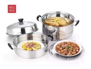 BỘ NỒI HẤP 3 TẦNG INOX