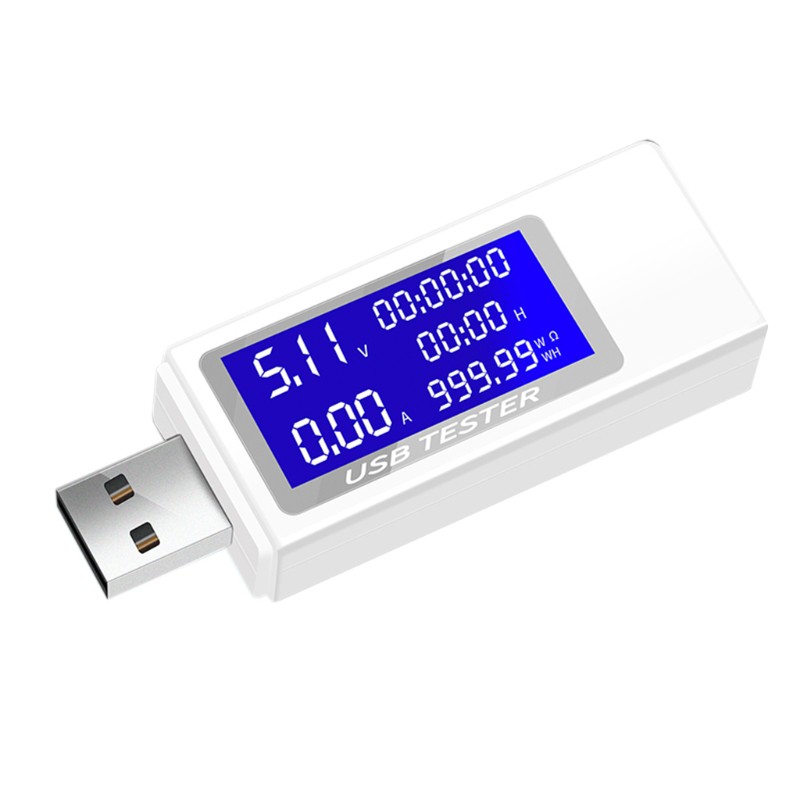 USB kiểm tra điện áp và cường độ dòng điện bộ sạc có màn hình kỹ thuật số