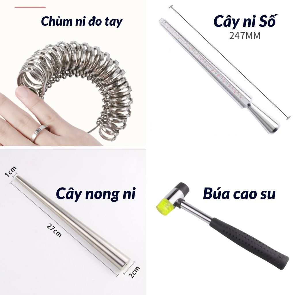 [Mã LIFE20KALL giảm 10% đơn 50K] Bộ dụng cụ đo kích thước ngón tay nong nhẫn dung cu đo size nhẫn đo ni tay JSP.